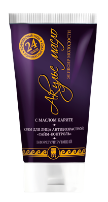КРЕМ АНТИВОЗРАСТНОЙ "ТАЙМ-КОНТРОЛЬ" БИОРЕГУЛИРУЮЩИЙ С МАСЛОМ КАРИТЭ 50 МЛ