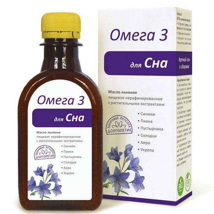 ЭЛИКСИР ЛЬНЯНОЙ " ДЛЯ СНА " 200 мл.