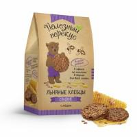 ЛЬНЯНЫЕ ХЛЕБЦЫ С МЕДОМ (100гр.)