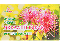 МЫЛО-СКРАБ РУЧНОЙ РАБОТЫ ЭВКАЛИПТОВОЕ 80 ГР