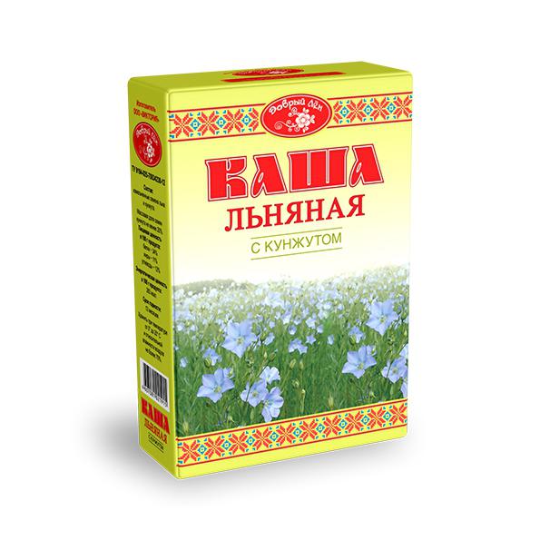 КАША ЛЬНЯНАЯ С КУНЖУТОМ "ДОБРЫЙ ЛЕН" 400 гр.