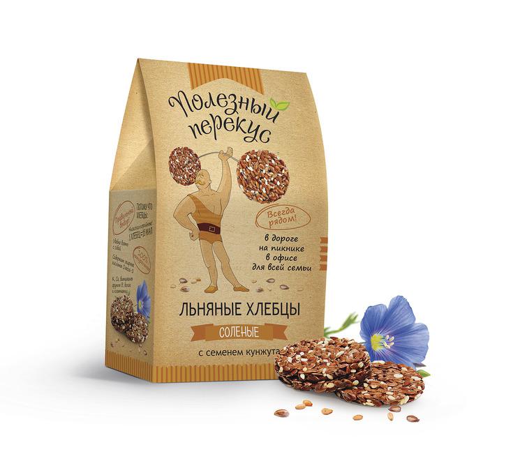 ЛЬНЯНЫЕ ХЛЕБЦЫ С СЕМЕНЕМ КУНЖУТА (100гр.)