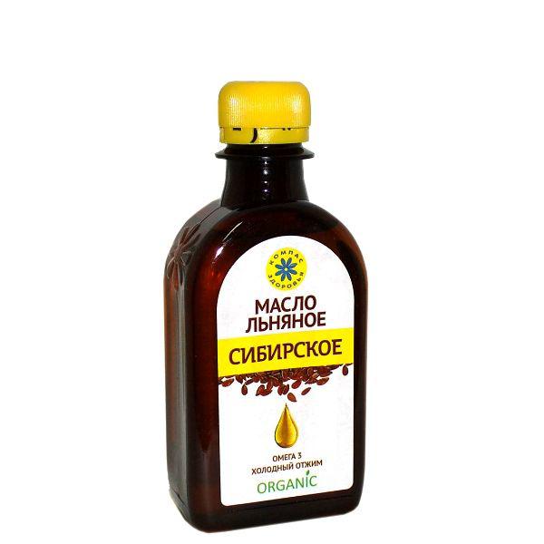 МАСЛО ЛЬНЯНОЕ СИБИРСКОЕ 200 мл.