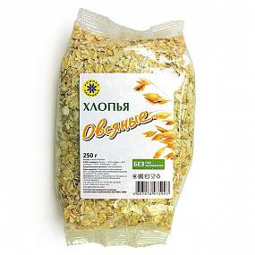 ХЛОПЬЯ ОВСЯНЫЕ 250 ГР