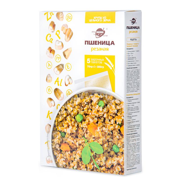 ПШЕНИЦА РЕЗАНАЯ В ВАРОЧНЫХ ПАКЕТАХ 350 ГР