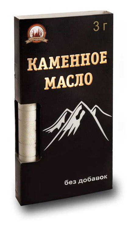 КАМЕННОЕ МАСЛО БЕЗ ДОБАВОК (3гр.)