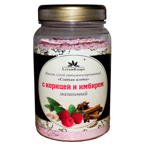 КИСЕЛЬ ИМБИРНЫЙ "МАЛИНОВЫЙ" 250 МЛ