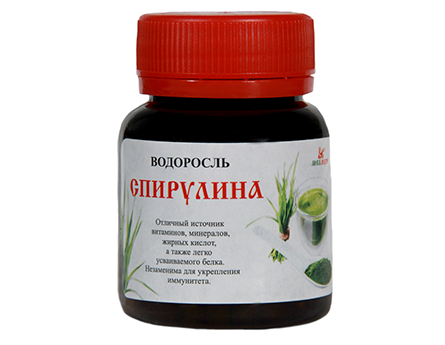 ВОДОРОСЛЬ СПИРУЛИНА 55 ГР (220 ТАБЛ)