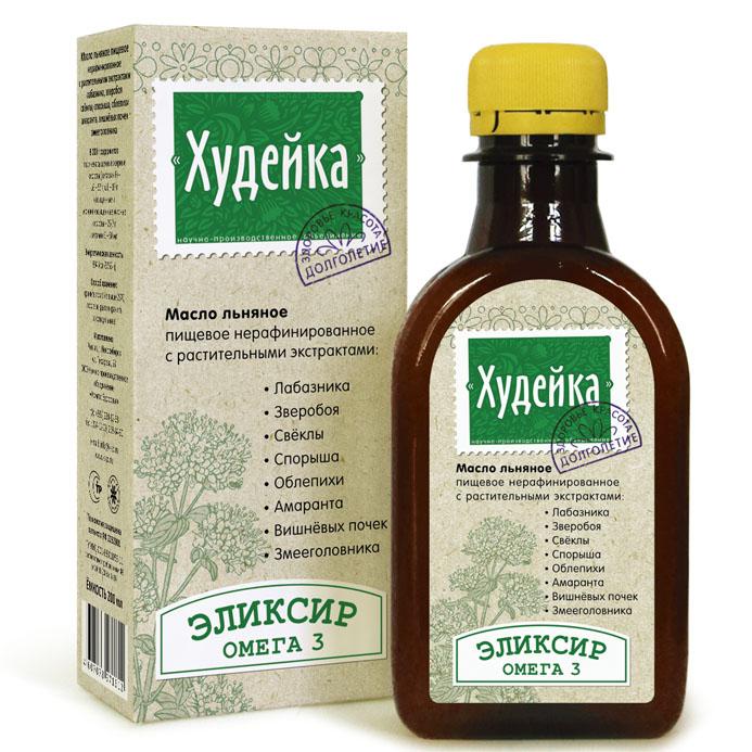 ЭЛИКСИР ЛЬНЯНОЙ " ХУДЕЙКА " 200 мл.
