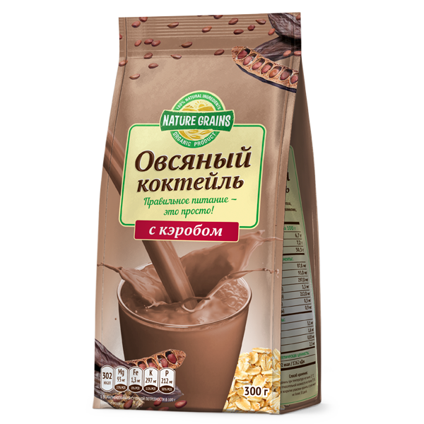 ОВСЯНЫЙ КОКТЕЙЛЬ "С КЭРОБОМ" 300 ГР
