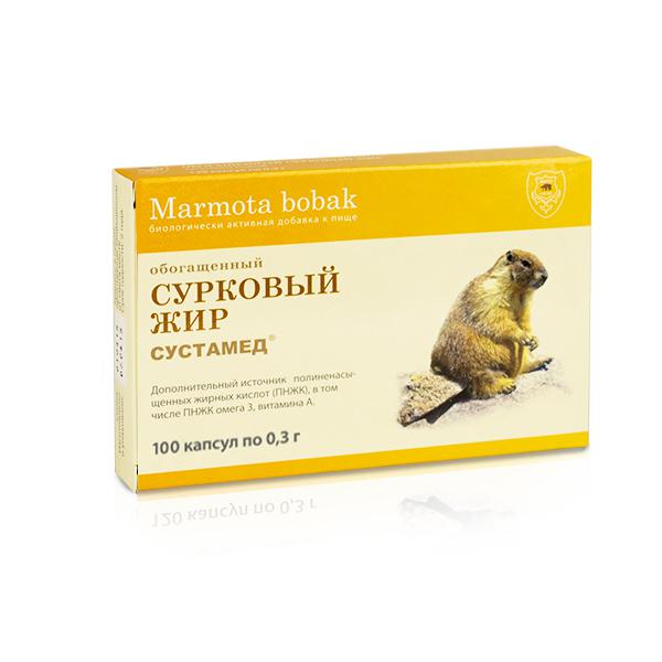 СУРКОВЫЙ ЖИР ОБОГАЩЕННЫЙ (100 КАПСУЛ)