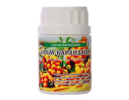 КРЕМ-КАРАНДАШИ С ЭКСТРАКТОМ ОБЛЕПИХИ
