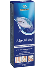 КРЕМ - СНАДОБЬЕ С АНТИВАРИКОЗНЫМ ЭФФЕКТОМ ДЛЯ НОГ. АКУЛИЙ ЖИР С КОНСКИМ КАШТАНОМ И КОРОЙ (75мл.)