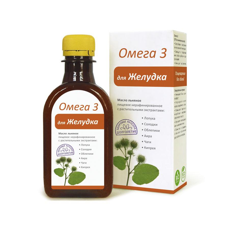 ЭЛИКСИР ЛЬНЯНОЙ " ДЛЯ ЖЕЛУДКА " 200 мл.
