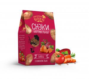 СНЕКИ КАРТОФЕЛЬНЫЕ "БОРЩ" 100 ГР