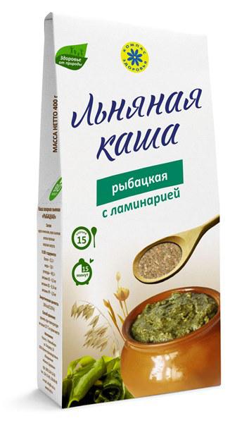 КАША ЛЬНЯНАЯ "РЫБАЦКАЯ"   400гр.
