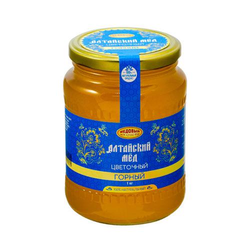 МЁД ГОРНЫЙ (ЦВЕТОЧНЫЙ) 1,0 кг.