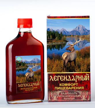 БАЛЬЗАМ МЕДОВЫЙ ЛЕГЕНДАРНЫЙ "КОМФОРТ ПИЩЕВАРЕНИЯ" 250 мл.