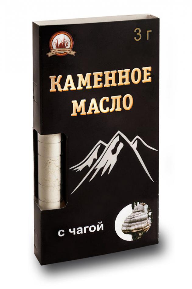 КАМЕННОЕ МАСЛО С ЧАГОЙ (3гр.)