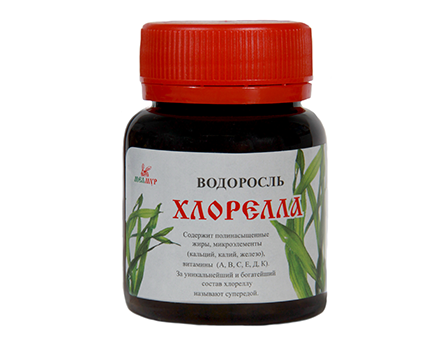 ВОДОРОСЛЬ ХЛОРЕЛЛА 55 ГР (220 ТАБЛ)