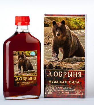 БАЛЬЗАМ МЕДОВЫЙ ДОБРЫНЯ "МУЖСКАЯ СИЛА" 250 мл.