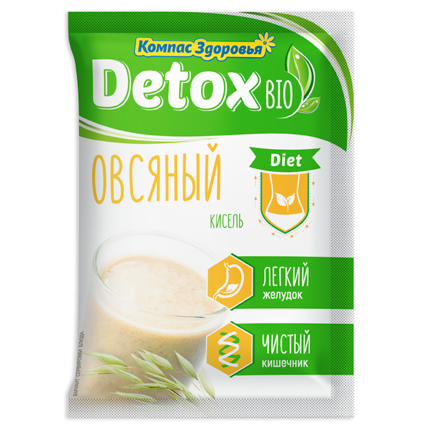 КИСЕЛЬ DETOX ОВСЯНЫЙ 25 ГР