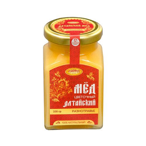 МЕД РАЗНОТРАВЬЕ (ЦВЕТОЧНЫЙ) 330 ГР