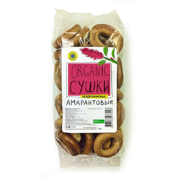 СУШКИ АМАРАНТОВЫЕ БЕЗДРОЖЖЕВЫЕ 200 ГР