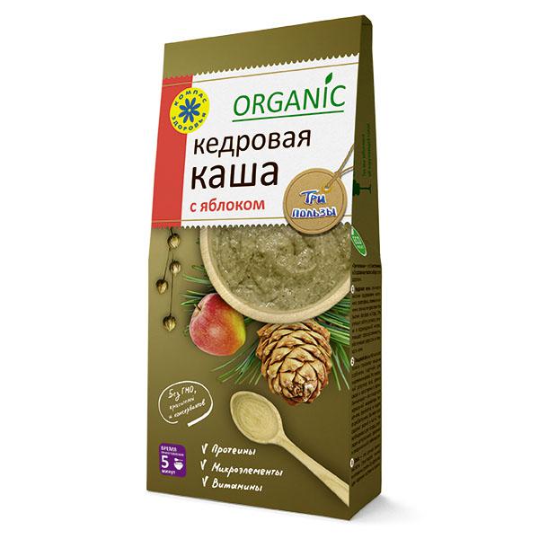 КАША КЕДРОВАЯ С ЯБЛОКОМ "ТРИ ПОЛЬЗЫ" 210 ГР