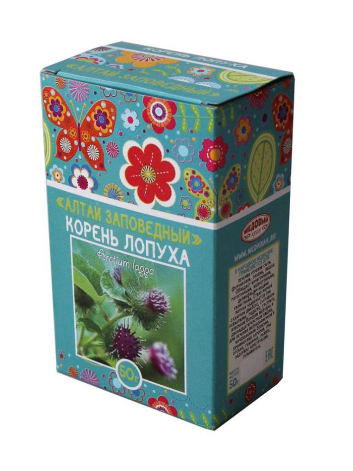 КОРЕНЬ ЛОПУХА 50гр.