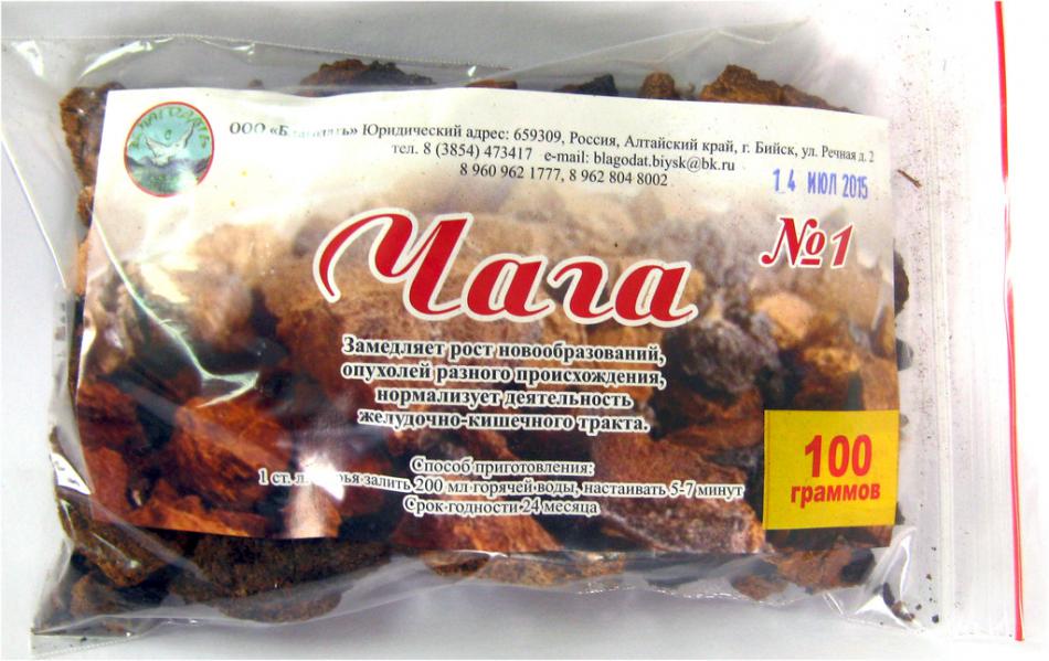 ЧАГА 100гр.