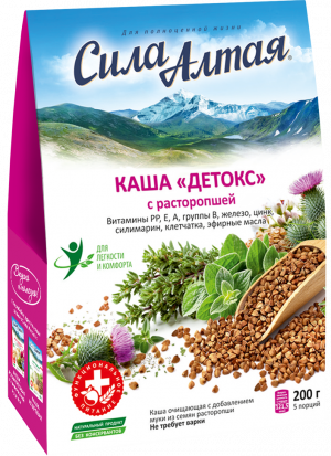 КАША "ДЕТОКС" С РАСТОРОПШЕЙ 200 г
