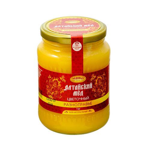 МЁД РАЗНОТРАВЬЕ 1,0 кг.