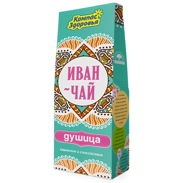ИВАН-ЧАЙ "ДУШИЦА" КОМПАС ЗДОРОВЬЯ 60 ГР