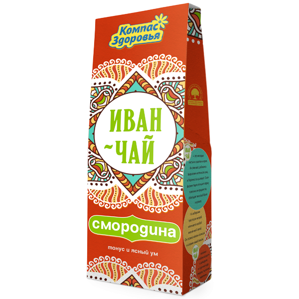 ИВАН-ЧАЙ "СМОРОДИНА" КОМПАС ЗДОРОВЬЯ 60 ГР