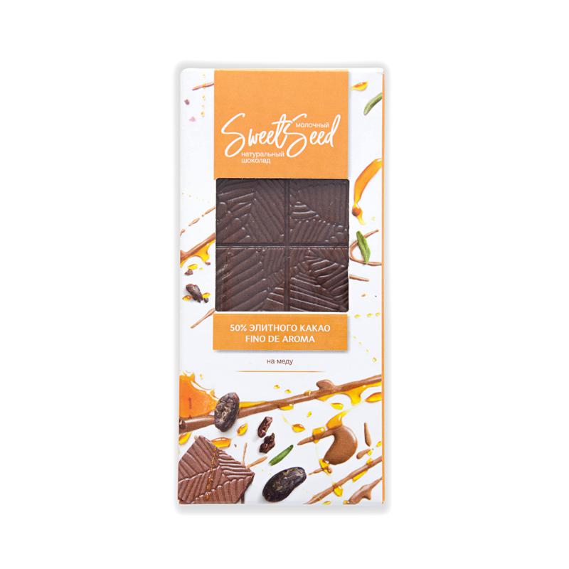 ШОКОЛАД МОЛОЧНЫЙ НА МЕДУ 40 ГР