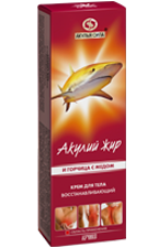 КРЕМ ОТ БОЛИ В СУСТАВАХ. АКУЛИЙ ЖИР И ГОРЧИЦА С МЕДОМ (75мл.)