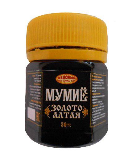 МУМИЁ "ЗОЛОТО АЛТАЯ" 50 гр.