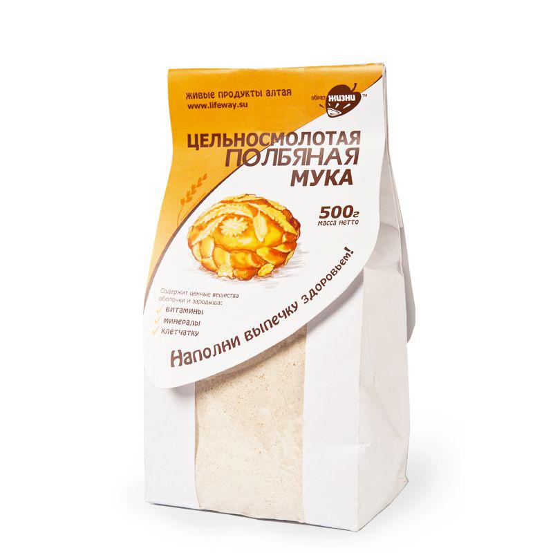МУКА ПОЛБЯНАЯ 500гр.