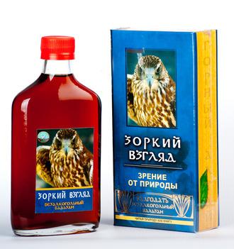 БАЛЬЗАМ МЕДОВЫЙ ЗОРКИЙ ВЗГЛЯД " ЗРЕНИЕ ОТ ПРИРОДЫ" 250 мл.