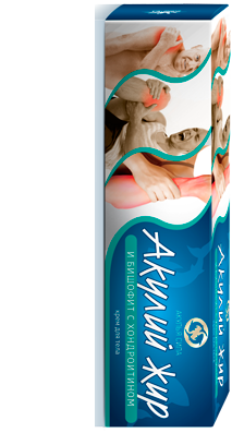 КРЕМ ДЛЯ ТЕЛА В ОБЛАСТИ СУСТАВОВ АКУЛИЙ ЖИР И БИШОФИТ С ХОНДРОИТИНОМ (75 МЛ)