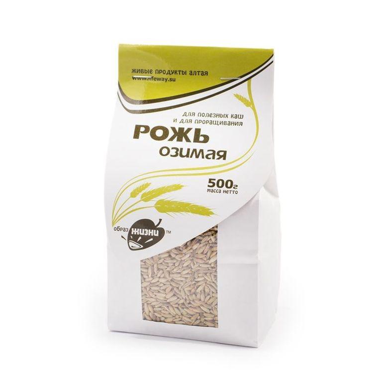 РОЖЬ ОЗИМАЯ ДЛЯ ПОЛЕЗНЫХ КАШ И ДЛЯ ПРОРАЩИВАНИЯ  500гр.